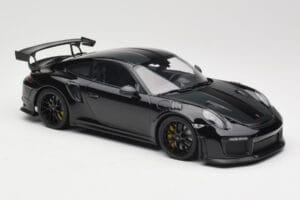 Porsche 911 991.2 GT3 RS Weissach Package Czarny Z Czarnymi Felgami Minichamps 1:18 153068321 Metal — zdjęcie 4 z 6