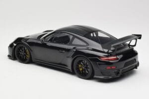 Porsche 911 991.2 GT3 RS Weissach Package Czarny Z Czarnymi Felgami Minichamps 1:18 153068321 Metal — zdjęcie 5 z 6
