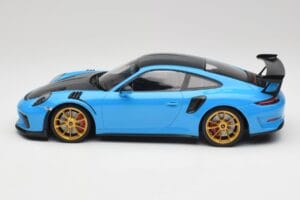 Porsche 911 991.2 GT3 RS Weissach Package Niebieski & Złote Felgi Minichamps 1:18 153068232 Metal — zdjęcie 3 z 6