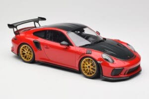 Porsche 911 991.2 GT3 RS Weissach Package Guards Red Złote Magnezowe Felgi Minichamps 1:18 153068236 Metal — zdjęcie 4 z 6