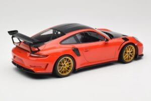 Porsche 911 991.2 GT3 RS Weissach Package Lava Orange Złote Magnezowe Felgi Minichamps 1:18 153068227 Metal — zdjęcie 2 z 6