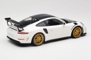 Porsche 911 991.2 GT3 RS Weissach Package Biały Złote Magnezowe Felgi Minichamps 1:18 153068238 Metal — zdjęcie 2 z 6