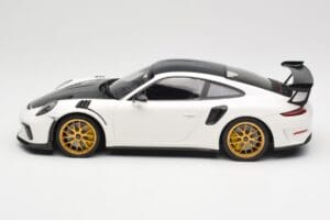 Porsche 911 991.2 GT3 RS Weissach Package Biały Złote Magnezowe Felgi Minichamps 1:18 153068238 Metal — zdjęcie 3 z 6