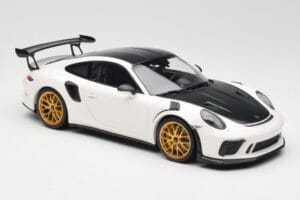Porsche 911 991.2 GT3 RS Weissach Package Biały Złote Magnezowe Felgi Minichamps 1:18 153068238 Metal — zdjęcie 4 z 6
