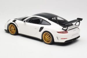 Porsche 911 991.2 GT3 RS Weissach Package Biały Złote Magnezowe Felgi Minichamps 1:18 153068238 Metal — zdjęcie 5 z 6