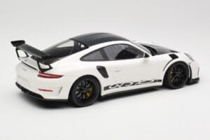 Porsche 911 991.2 GT3 RS Weissach Package Biały Wording Czarne Magnezowe Felgi Minichamps 1:18 153068225 Metal — zdjęcie 2 z 6