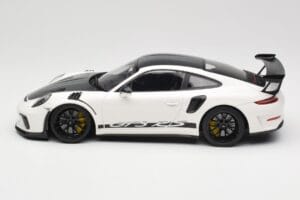 Porsche 911 991.2 GT3 RS Weissach Package Biały Wording Czarne Magnezowe Felgi Minichamps 1:18 153068225 Metal — zdjęcie 3 z 6