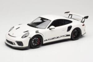 Porsche 911 991.2 GT3 RS Biały z Czarnymi Felgami Minichamps 1:18 155068224 Metal