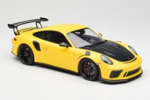 Porsche 911 991.2 GT3 RS Żółty z Czarnymi Felgami Minichamps 1:18 155068231 Metal — zdjęcie 4 z 6