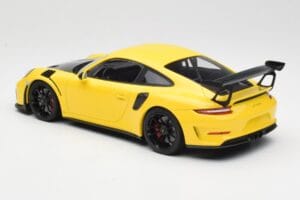 Porsche 911 991.2 GT3 RS Żółty z Czarnymi Felgami Minichamps 1:18 155068231 Metal — zdjęcie 5 z 6
