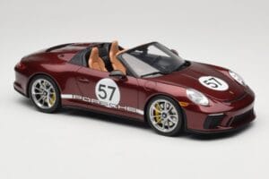 Porsche 911 991.2 Speedster Heritage Edition Cherry Metallic GT Spirit 1:18 GT929 Żywica — zdjęcie 4 z 6