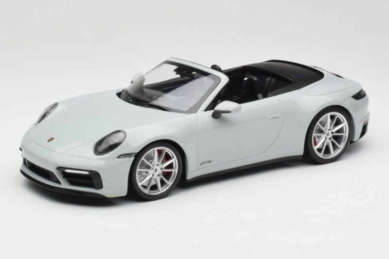 Porsche 911 992 Carrera 4 GTS Kabriolet Szary Minichamps 1:18 155063034 Metal