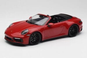 Porsche 911 992 Carrera 4 GTS Kabriolet Czerwony Minichamps 1:18 155063032 Metal