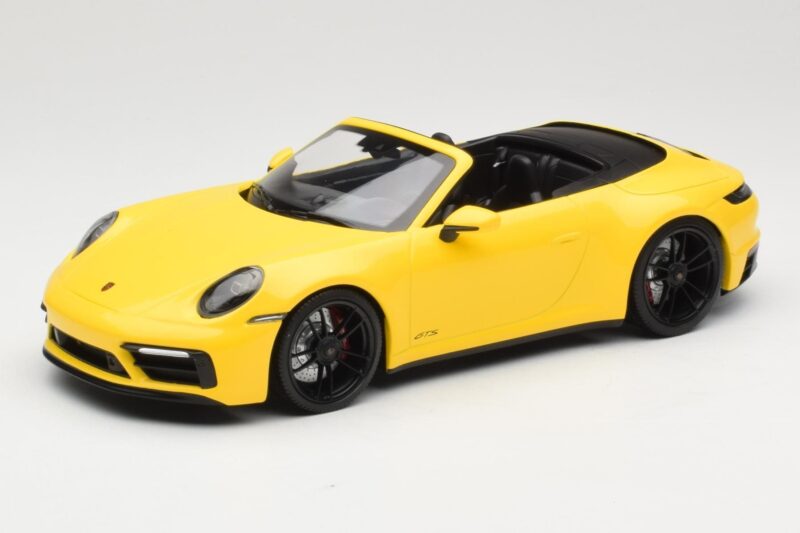 Porsche 911 992 Carrera 4 GTS Kabriolet Żółty Minichamps 1:18 155063030 Metal