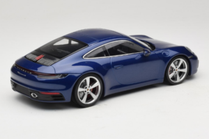 Porsche 911 992 Carrera 4S Blue Metallic Minichamps 1:18 153067327 Metal — zdjęcie 2 z 6