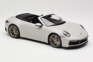 Porsche 911 992 Carrera 4S Kabriolet Szary Minichamps 1:18 155067335 Metal — zdjęcie 4 z 6