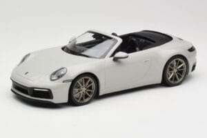 Porsche 911 992 Carrera 4S Kabriolet Szary Minichamps 1:18 155067335 Metal