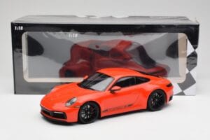Porsche 911 992 Carrera 4S Lava Pomarańczowy Minichamps 1:18 155067327 Metal — zdjęcie 6 z 6