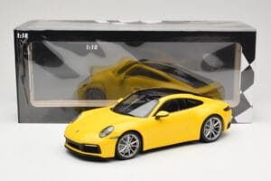 Porsche 911 992 Carrera 4S Żółty Minichamps 1:18 155067320 Metal — zdjęcie 6 z 6