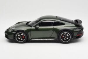Porsche 911 992 Dakar Oak Zielony Metalik Norev 1:18 187241 Metal — zdjęcie 4 z 9