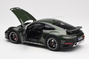 Porsche 911 992 Dakar Oak Zielony Metalik Norev 1:18 187241 Metal — zdjęcie 6 z 9