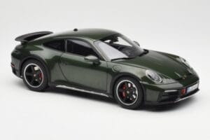 Porsche 911 992 Dakar Oak Zielony Metalik Norev 1:18 187241 Metal — zdjęcie 7 z 9