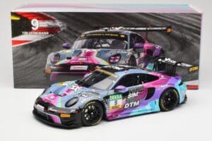Porsche 911 992 GT3 R Team WRT #9 T. Heinemann DTM 2023 Minichamps 1:18 113236309 Metal — zdjęcie 8 z 8