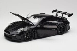 Porsche 911 992 GT3 RS Czarny & Czarne Felgi Concept Minichamps 1:18 911992003 Metal — zdjęcie 2 z 8