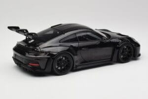 Porsche 911 992 GT3 RS Czarny & Czarne Felgi Concept Minichamps 1:18 911992003 Metal — zdjęcie 3 z 8