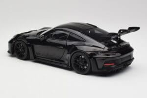 Porsche 911 992 GT3 RS Czarny & Czarne Felgi Concept Minichamps 1:18 911992003 Metal — zdjęcie 7 z 8