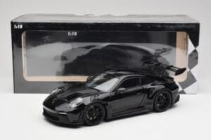 Porsche 911 992 GT3 RS Czarny & Czarne Felgi Concept Minichamps 1:18 911992003 Metal — zdjęcie 8 z 8