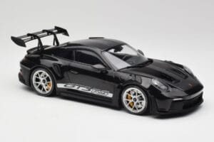 Porsche 911 992 GT3 RS Czarny Z Srebrnymi Kołami Minichamps 1:18 155062231 Metal — zdjęcie 4 z 6