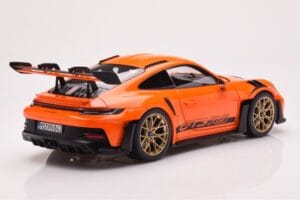 Porsche 911 992 GT3 RS Gulf Pomarańczowy Norev 1:18 187360 Metal — zdjęcie 3 z 8
