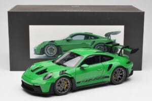 Porsche 911 992 GT3 RS Python Zielony Norev 1:18 WAP0212820RGT3 Metal — zdjęcie 8 z 8