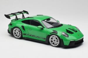 Porsche 911 992 GT3 RS Python Zielony & Srebrne Felgi & Czarny Decor Minichamps 1:18 153062235 Metal — zdjęcie 4 z 6