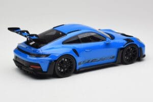 Porsche 911 992 GT3 RS Shark Niebieski & Czarne Felgi Minichamps 1:18 153062233 Metal — zdjęcie 2 z 6