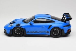 Porsche 911 992 GT3 RS Shark Niebieski & Czarne Felgi Minichamps 1:18 153062233 Metal — zdjęcie 3 z 6