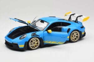 Porsche 911 992 GT3 RS Shark Niebieski & Żółty Decor Concept Minichamps 1:18 911992001 Metal — zdjęcie 2 z 8