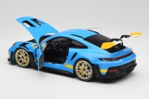 Porsche 911 992 GT3 RS Shark Niebieski & Żółty Decor Concept Minichamps 1:18 911992001 Metal — zdjęcie 5 z 8