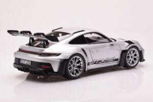 Porsche 911 992 GT3 RS Srebrny Metaliczny Norev 1:18 187357 Metal — zdjęcie 3 z 8
