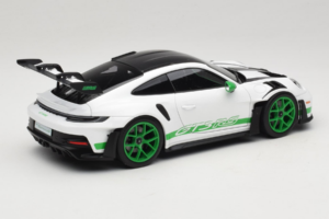 Porsche 911 992 GT3 RS Tribute to Carrera RS White Python Green Norev 1:18 187372 Metal — zdjęcie 3 z 8