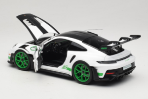 Porsche 911 992 GT3 RS Tribute to Carrera RS White Python Green Norev 1:18 187372 Metal — zdjęcie 5 z 8
