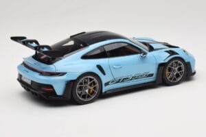 Porsche 911 992 GT3 RS Weissach Pack Gulf Blue Norev 1:18 187367 Metal — zdjęcie 3 z 8