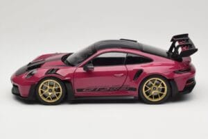Porsche 911 992 GT3 RS Weissach Package Ruby Star Norev 1:18 187370 Metal — zdjęcie 4 z 8
