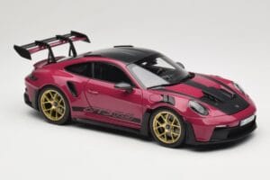 Porsche 911 992 GT3 RS Weissach Package Ruby Star Norev 1:18 187370 Metal — zdjęcie 6 z 8