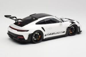 Porsche 911 992 GT3 RS Biały & Czarne Felgi Minichamps 1:18 155062230 Metal — zdjęcie 2 z 6