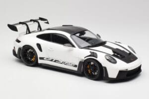 Porsche 911 992 GT3 RS Biały & Czarne Felgi Minichamps 1:18 155062230 Metal — zdjęcie 4 z 6