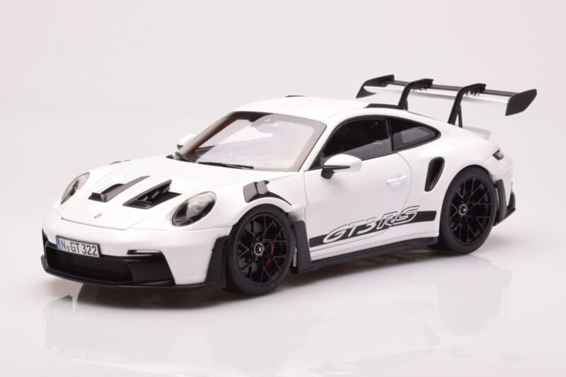 Porsche 911 992 GT3 RS Biały Norev 1:18 187361 Metal