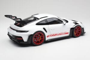 Porsche 911 992 GT3 RS Biały & Pyro Czerwony Norev 1:12 127530 Metal — zdjęcie 2 z 6