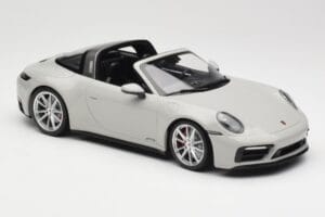 Porsche 911 992 Targa 4 GTS Szary Minichamps 1:18 155061064 Metal — zdjęcie 4 z 6